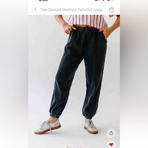 Piper and Scoot Oswald Charcoal Lounge Pants